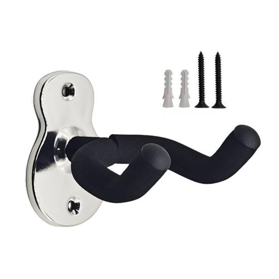 Gitar Veggfeste Henger Kraftig Metall Gitarholder Bass Ukulele Akustisk Klassisk Elektrisk Gitar Stativ Krok Gitar Tilbehør