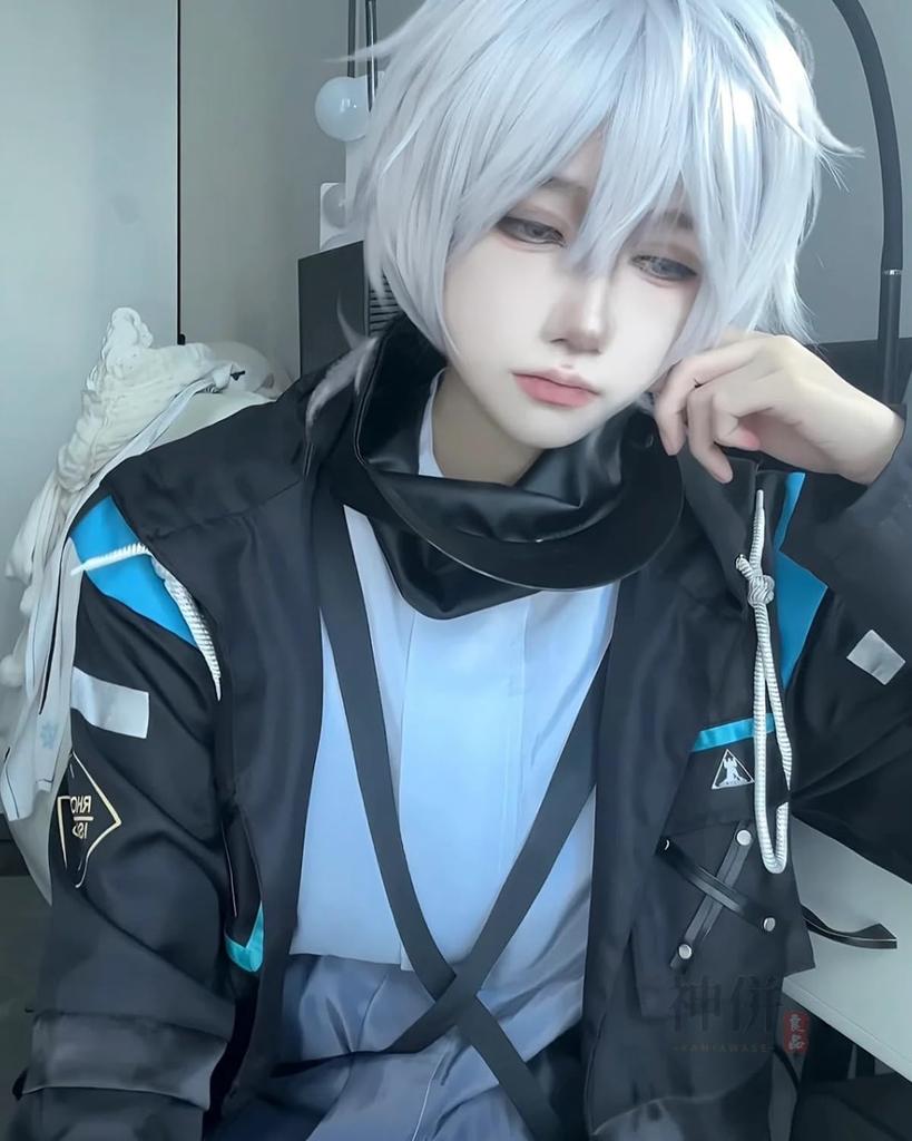 Doktor Cosplay bez paruky Rhodes Island Arknights Cosplay Kostým Dospělý Kostým Školní Slavnost Eventový Kostým Jevištní Oblečení Doktor cosplay bez
