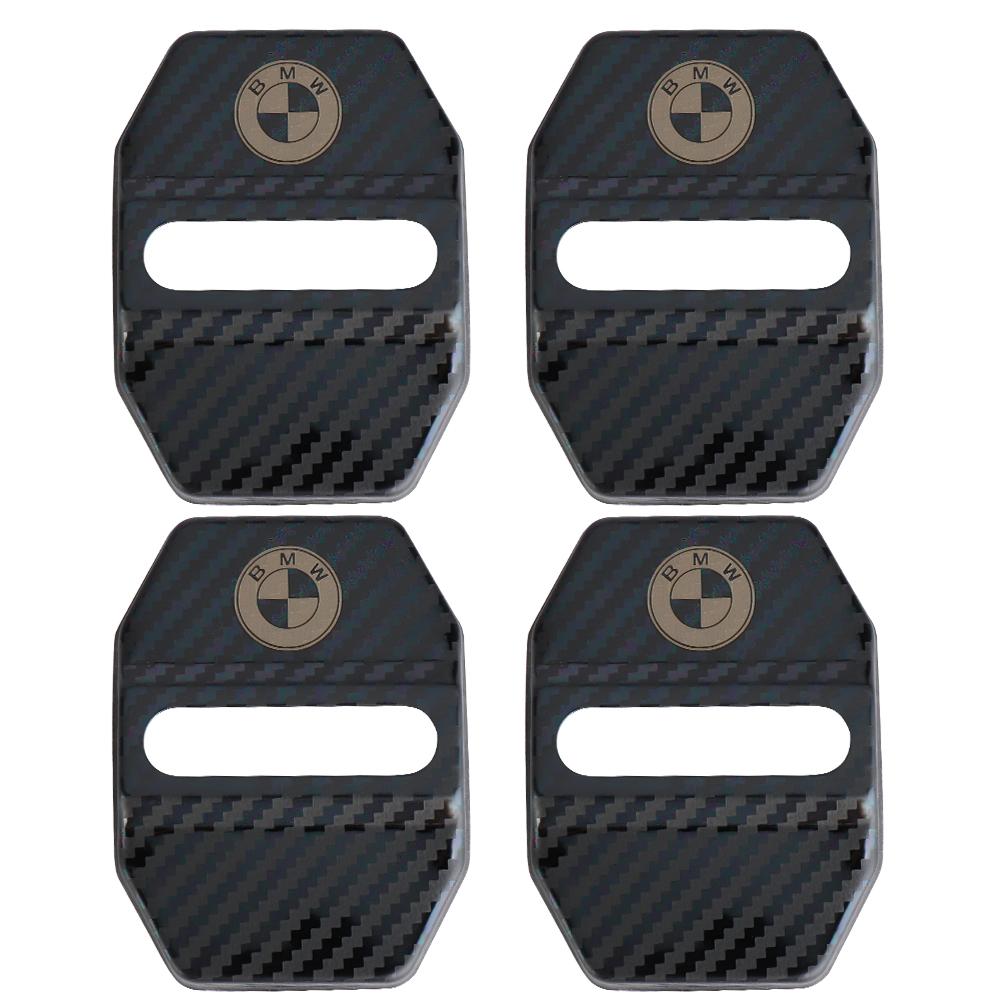 vbjly8 4PCS Car Door Lock Cover Sticker For BMW 1 3 5 7 Series M M3 M5 F20 E60 F30 F34 F32 F31 F48 E28 E30 E34 E36 E39 E46 Accessories