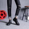 Men Chelsea Boots Plush Fur Mens Boots Leather Footwear Mens Chelsea Boots