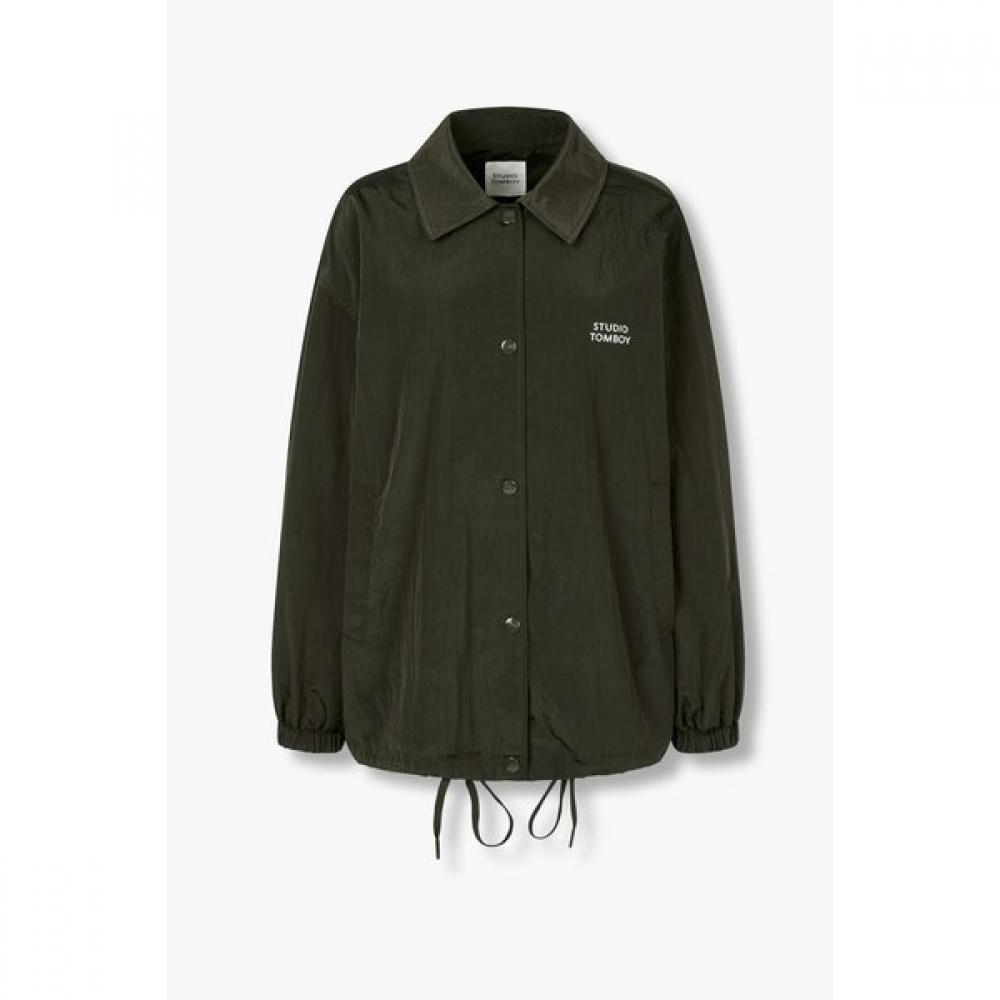 Studio Tomboy Logo Point Jumper 9175113972 dark khaki (50)/ONE SIZE(OS)