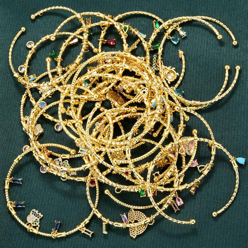 Käfer Oktagramm Regenbogen Spleißarmband Personalisiertes Geometrisches Wassertropfen Vierblättriges Kleeblatt Armband Vl648