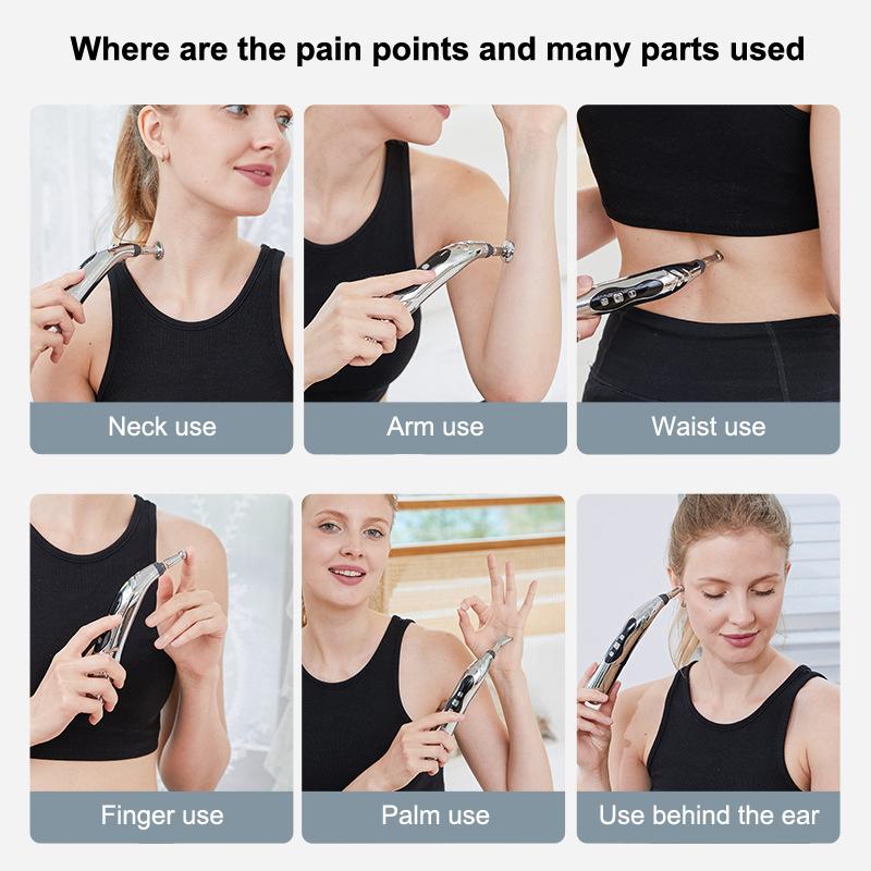 Electronic Acupuncture Pen Usb Meridian Acupoint Energy Acup Energy Circulation Massage Pen Physical Therapy