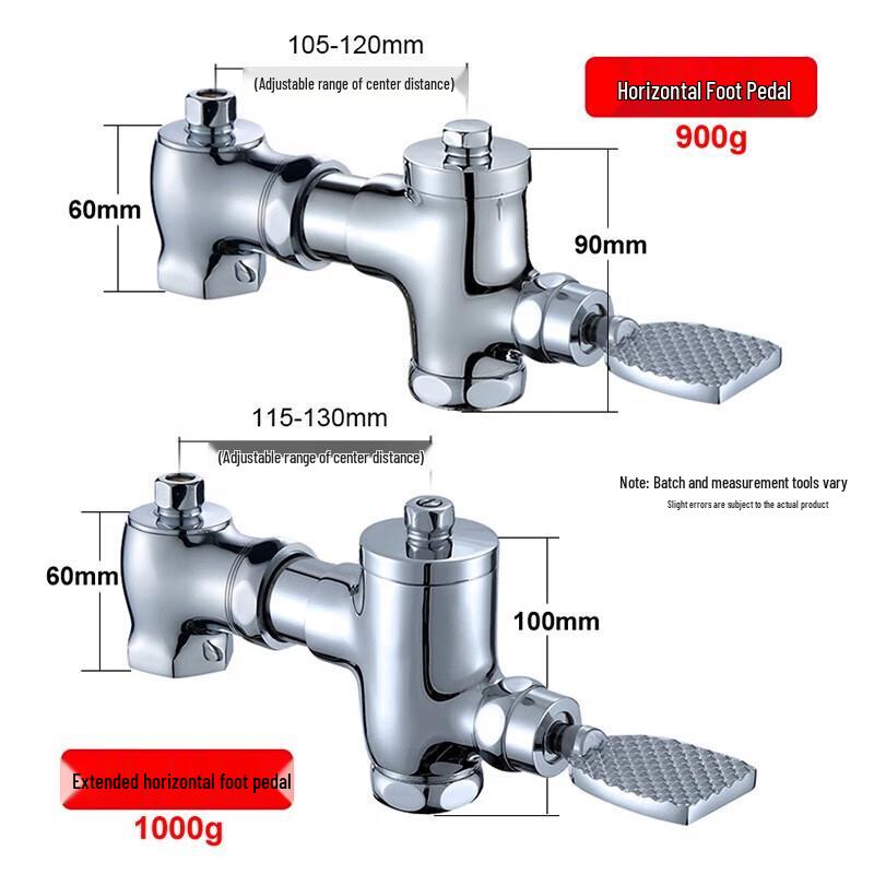 Minxi Compatible Huida Horizontal Foot Pedal Toilet Flush Valve основной кузова