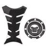 Gas Cap Cover Sticker and Protector 3D Carbon Fiber Gel Gas Fuel Tank Pad Protector Sticker Motorcycle Universal
