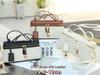2025 Women's Genuine Leather and Canvas Handbag - Fashionable and Simple Lunch Box Bag