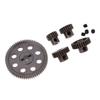 M0.6 5mm 64T and M0.6 3.175mm 17T 21T 26T 29T Steel Metal Motor gear for Hsp 94123 94111 94107 94170 RC Model Car Parts