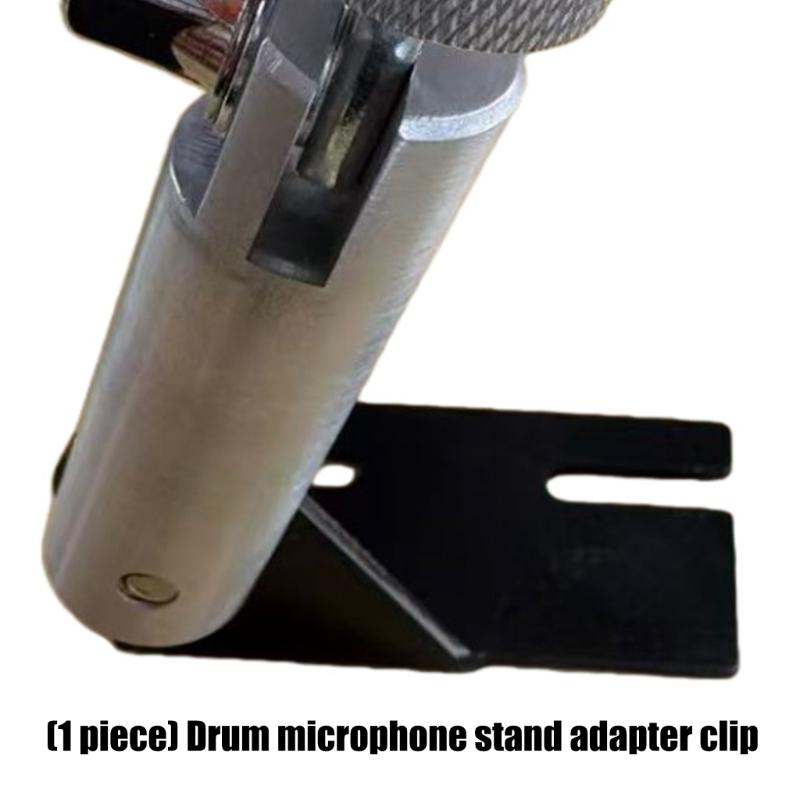 Bass Drum Microphone Stand Adapter Clamp for Secure Mounting Light weight with Precise 22mm Fit and Shockproof