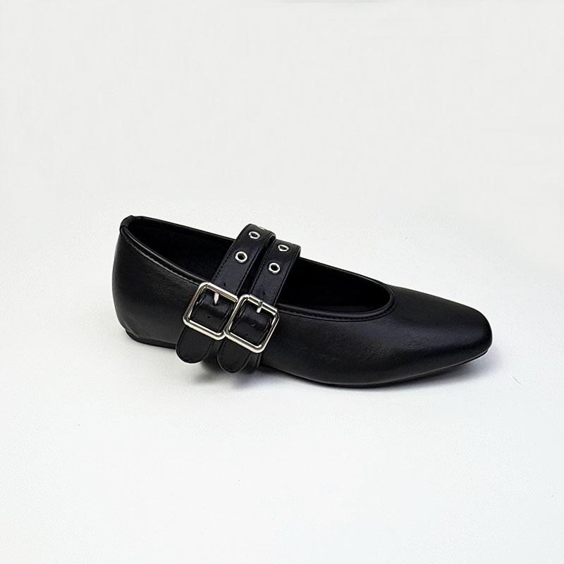 

Модная Роскошная Женская Обувь Мэри Джейн на Ремешке с Пряжкой, Увеличивающая Рост, Модная Обувь с Неглубоким Вырезом, Женские Балетки, Большой Размер 43 35 чёрный