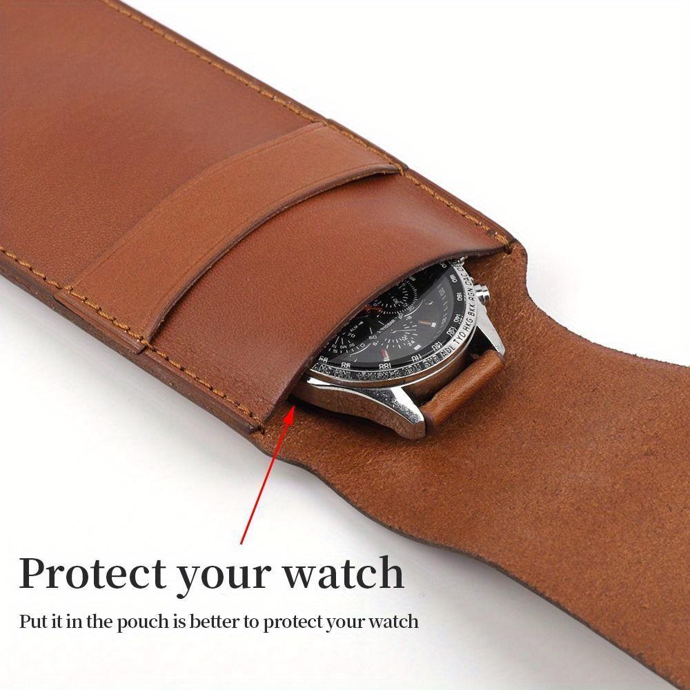 Watch Bag Organizer Watch Accessories Gift Bag Flannelette And Leather Bags For Watch Storage Gift Bags