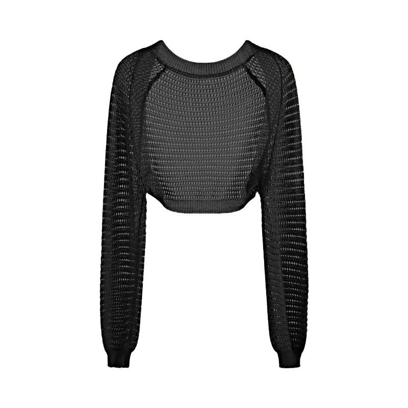 

Летний ажурный вискозный кардиган с юбкой Charcoal Gray S