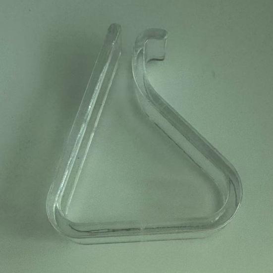 24Pcs Clear Tablecloth Clips Reusable Simple Installation Windproof Transparent Clamps Table Cover Holders