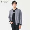TRIES Men's Slim Fit Baseball Collar Casual Jacket