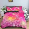 3d Sweet Heart Pattern Bedding Set Soft Cozy Duvet Cover Set Red Background Quilt Cover Bedroom Twin Bedclothes For Valentine's