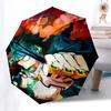 1pc Outdoor Umbrella with My Hero Academia Print - Automatic Opening/Closing, Portable 3-Fold Design, 8-Bone Iron Frame - Perfect Gift for Fans,