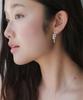 Obla Silver Grape Drop Earring Je077