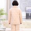 Middle-Aged Women's Winter Fleece Warm Home Wear Set