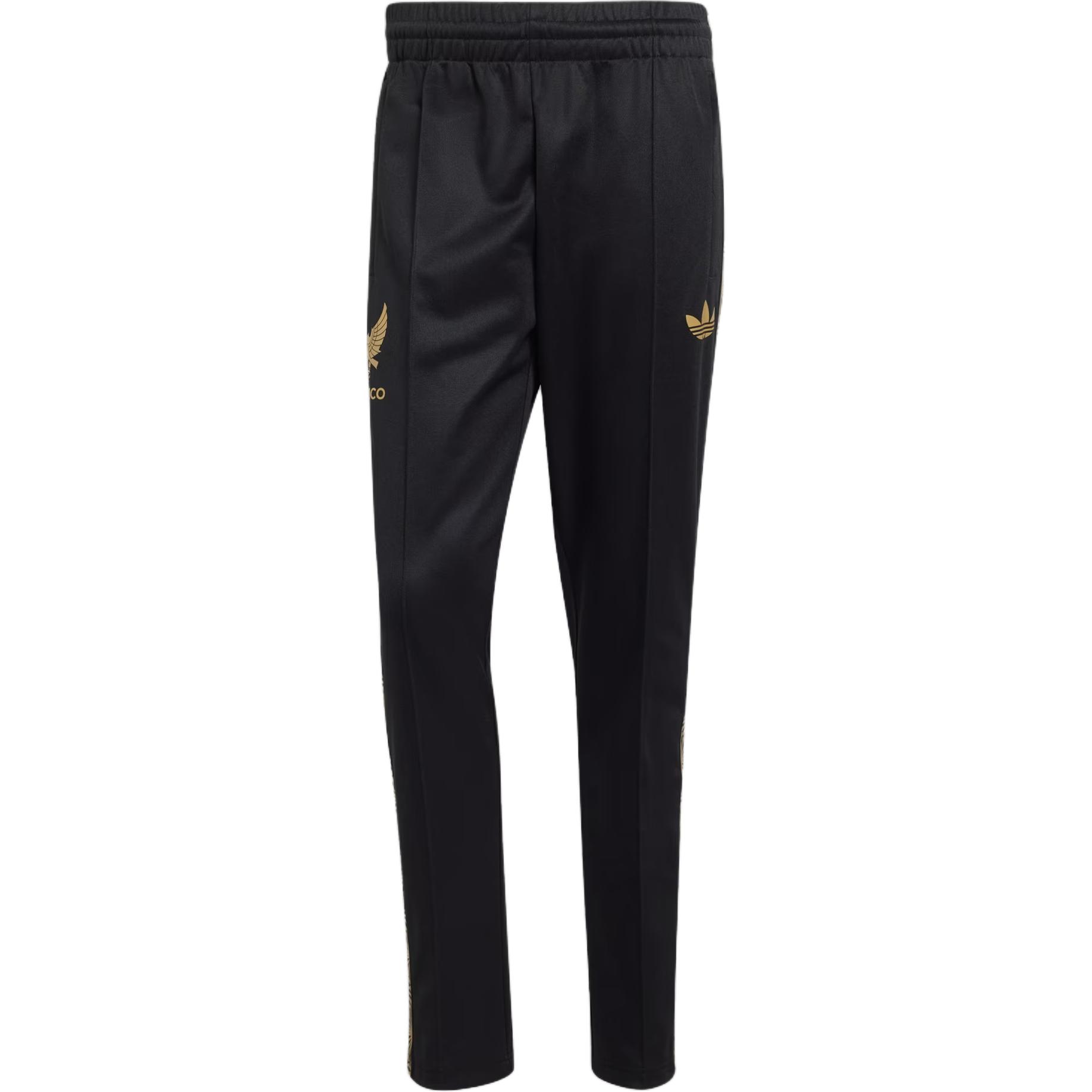

adidas Mexico Gold Track Pants Black Men Streetwear JE5337 2XL