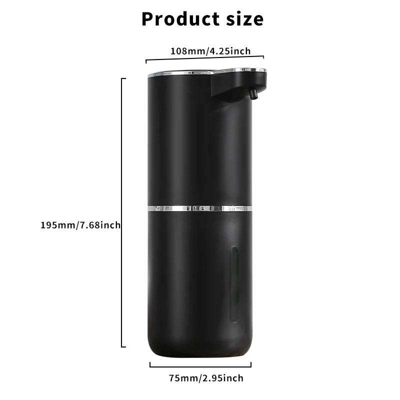 New Wall Mounted Automatic Soap Dispenser Foam Smart Hand Washing Machine 500ml Liquid Rechargeable Bathroom Induction Sensor