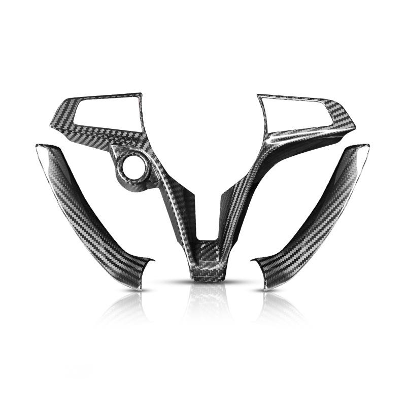 Διακοσμητικό Τιμονιού από Ανθρακονήματα για Alfa Romeo Giulia, Juliet, Stelvio