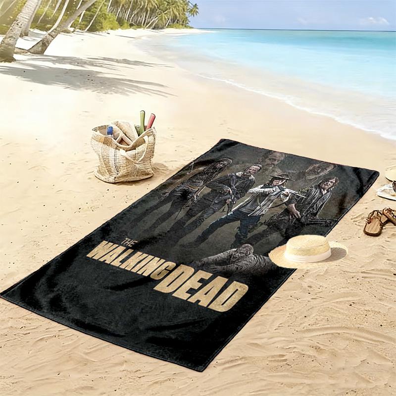 Apocalyptic Warrior Uprising beach towel Outdoor camping soft quick-drying swim towel seaside swim beach printing Fashion Comfort