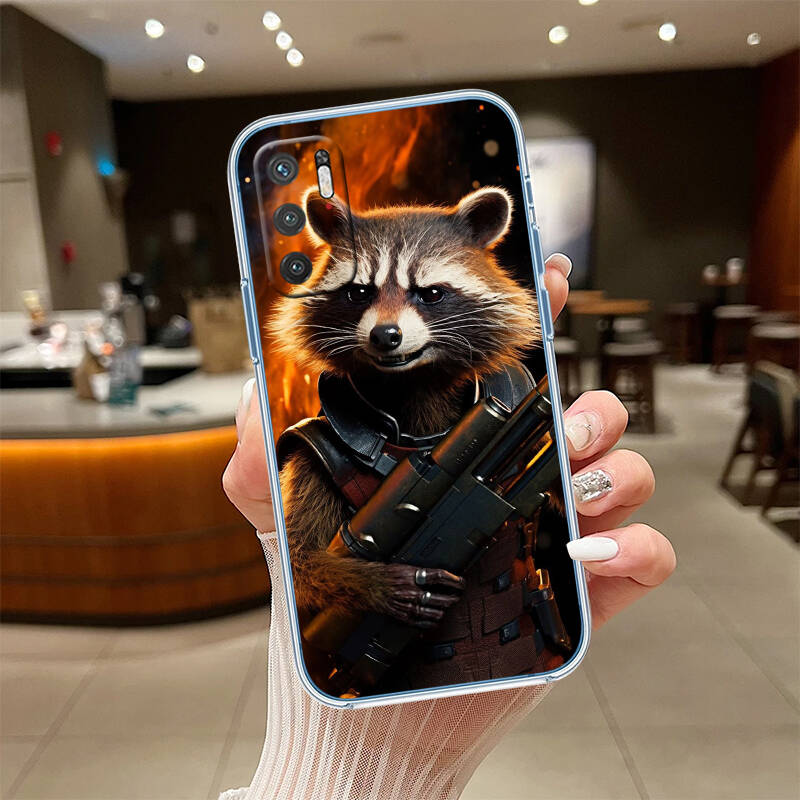 Rocket Raccoon Phone Case for Motorola Edge 20 30 S30 40 50 Fusion Lite Plus Pro Ultra Neo One Action Zoom Hyper Power Macro Vision