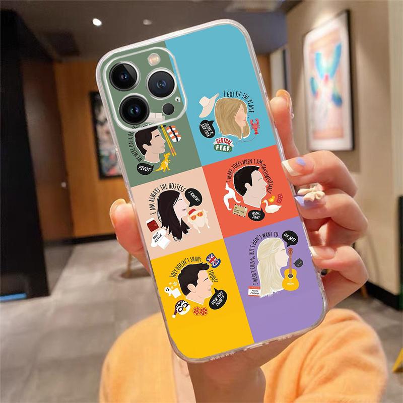Friends Tv Show Phone Case For Iphone 17 Pro Max Air 16 15 14 13 Pro Max 15 16 Pro 15Plus Shell