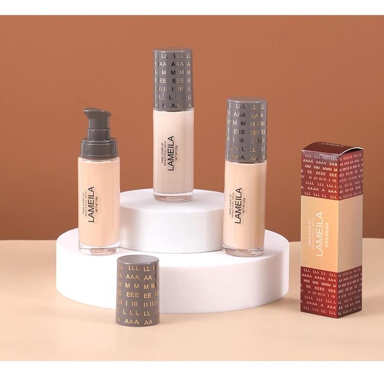 Soft Matte Long Lasting Liquid Foundation Moisturizing Repair Liquid Foundation Natural Flawless Full Coverage Brightening Foundation Cream