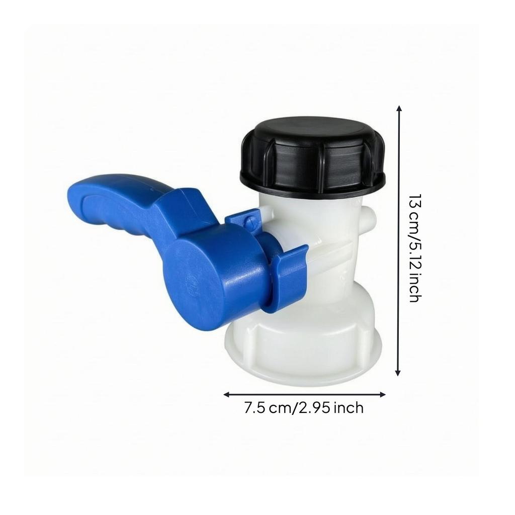 IBC Tote Butterfly Valve Leakproof Tank Heavy Duty