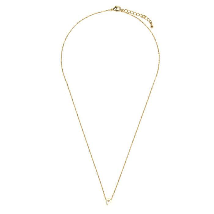 Collana Luxenter finitura oro giallo 18 carati - Alfabeto P