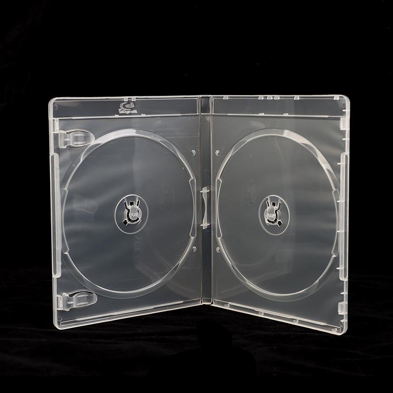1Pc Plastic Single/Double/3/4 Piece Discs Cd Game Case Cover Thickened Cd Dvd Disc Protective Storage Box Organizer