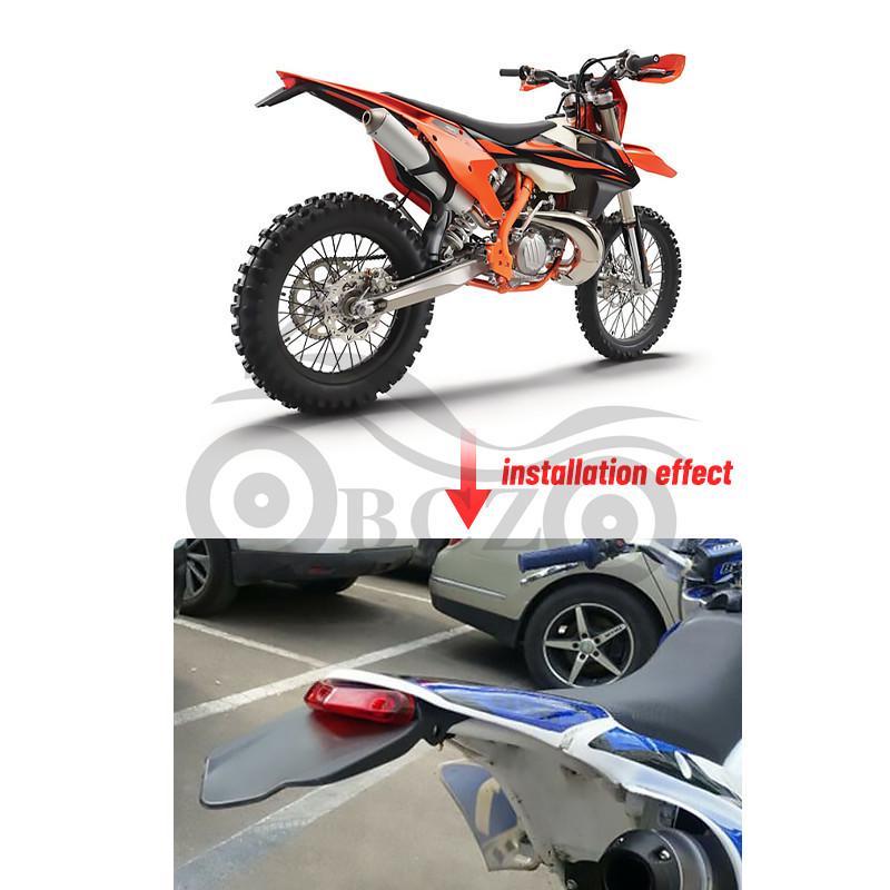 Motorcycle Taillight & Fender Brake Light with License Plate Light