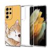 Cat Cute Kitten Cartoon Clear Silicone Phone Case For Samsung Galaxy S23 S22 5G S20 Ultra S21 FE 5G S10E S9 S8 S10 Plus Cover