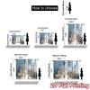 2pcs, 2D FLAT PRINTING Curtains (Without Rod) Coastal Treasures Popular Creative Curtains Versatile 100% Polyester Curtains