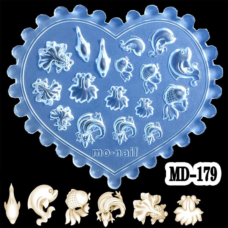 

1 шт. Форма для 3D акриловых ногтей на морскую тематику: морская ракушка, золотая рыбка, морская звезда, вишня, клубника, силиконовая форма для маникюра своими руками