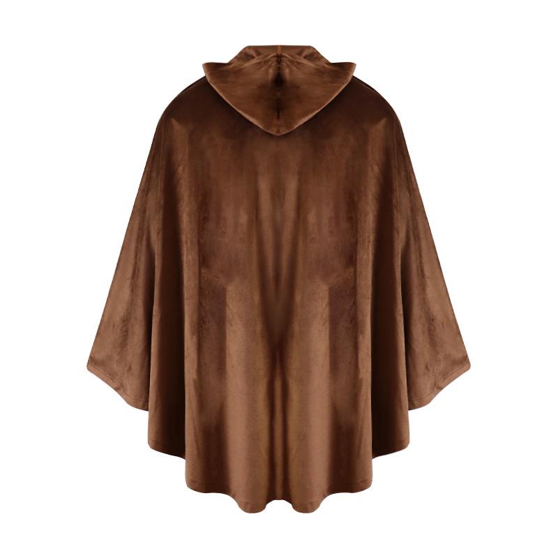 2025 Men's Halloween Hooded Cloak - Vampire, Pirate, Ranger Costume