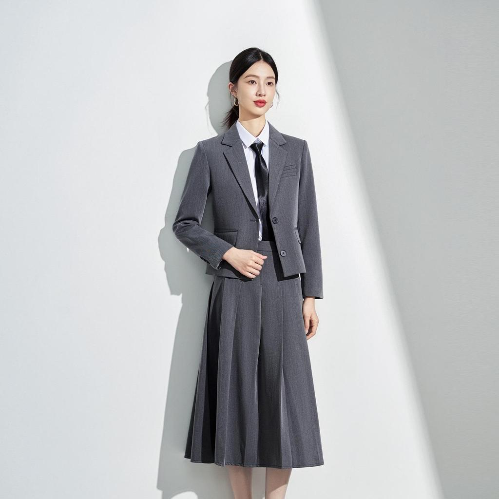 Women's Professional Suit Set - 2025 Spring/Autumn Short Blazer