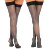Womens Glossy Stretchy Stockings Sheer Thin Thigh-high Socks Costume Accessories