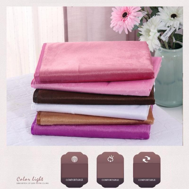 Beauty Salon Bed Sheets with Holes and Plush Added Massage Massage Special Bed Cover Thick Solid Color Bath Sheets Breathable and Skin Friendly Towel