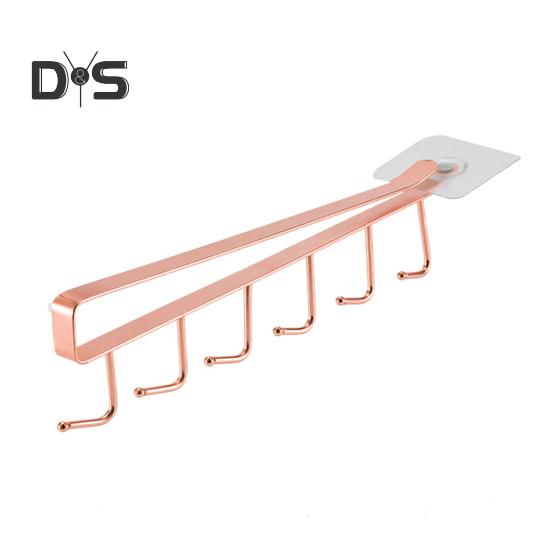 1/2/3Pcs Cup Mug Holder Utensil Rack Strong Load-bearing Easy To Install Multifunction Kitchen Under-Cabinet Sundries Organizer Storage Hanger