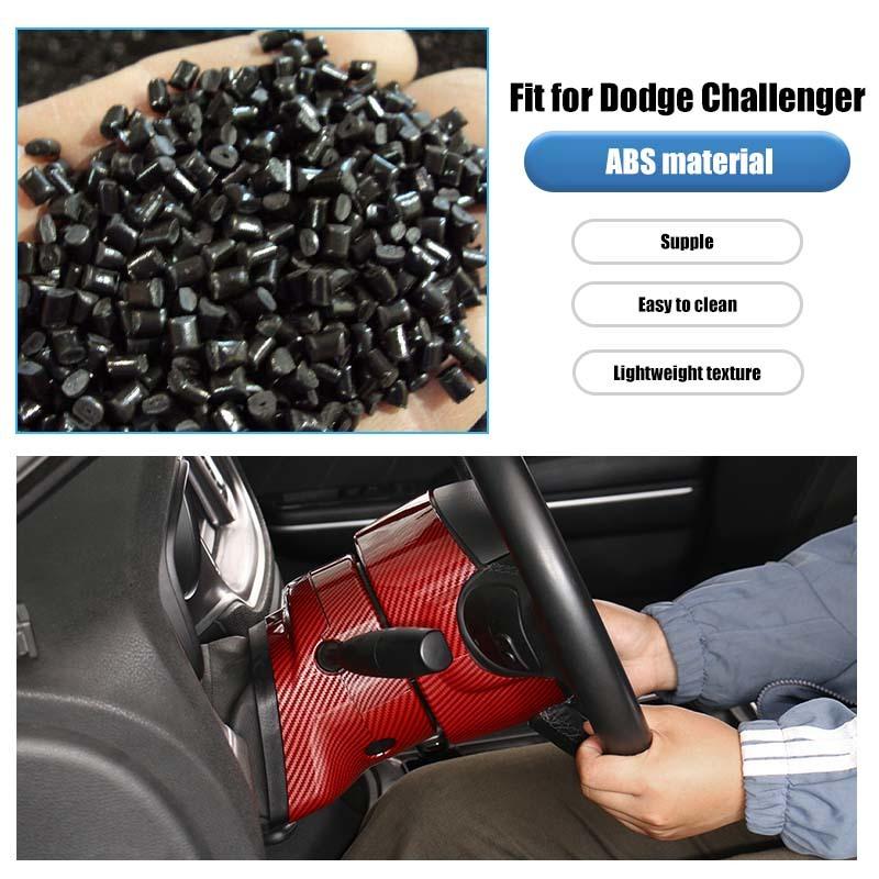 Electric Adjustable Steering Wheel Base Decoration Protective Cover For Dodge Challenger For Dodge Charger For Dodge Durango Car Interior Accessories