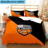 3PCS Lori-ent Football Club Bedding Set,Including 1pc Duvet Cover And 2pcs Pillowcases Perfect for Bedroom, Dormitory, Fan Christmas gift