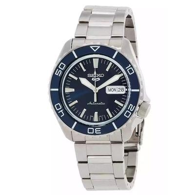 Refurbished Seiko 5 Sports SKX Series Stainless Steel Blue Sunray Dial Automatic SRPK97K1 100M Men's Watch