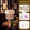 Handmade Mid-Autumn Lantern DIY Kit: Ancient Style Luminous Night Light for Team Gifts