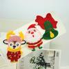 New Santa Claus & Reindeer Knitted Hair Clips – Cute Children's Side Hairpins