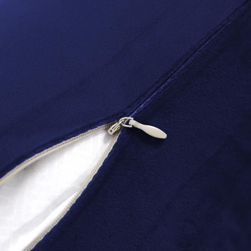 Federa Decorativa, Velluto Blu Navy