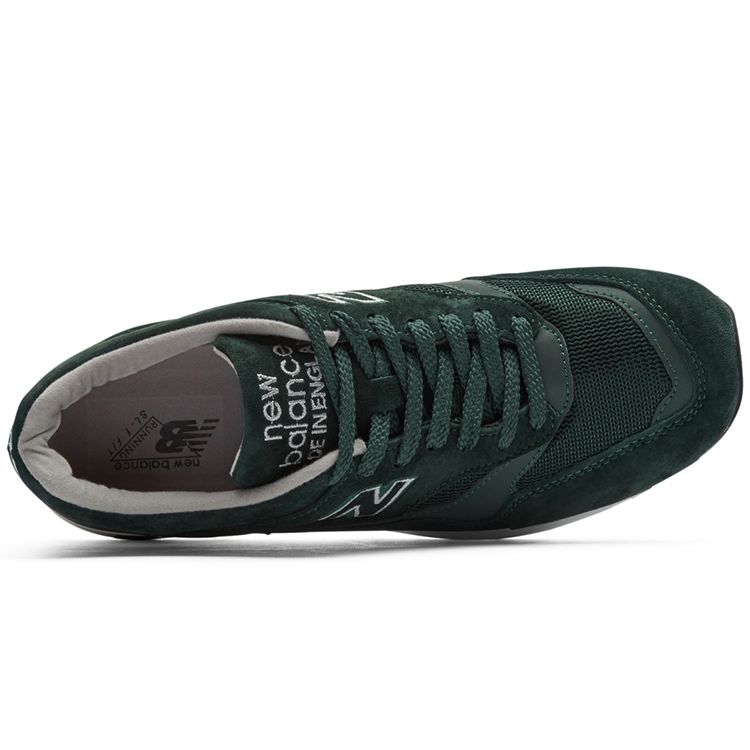 New Balance 1500 Made In England Forest Green Unisex Sneakers Dark-Green White M1500DGW