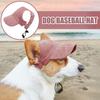 Baseball Hat For Dogs Sunscreen Baseball Hat Adjustable Design With Ear Holes Beach Visor For Outdoor Sport Walking Hiking