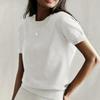 Round Neck Short Sleeve Thin Knit Loose Casual Women's Top - Summer/Autumn Collection