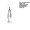 155ml Nutcracker Soap Dispenser Clear Christmas Hand Soap Bottle Refillable Wash Liquid Lotion Pump For Bathroom Kitchen Decor